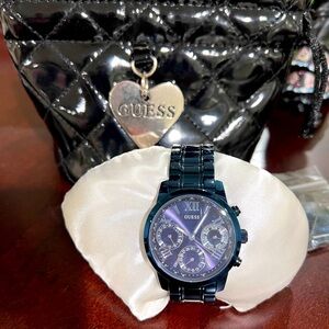 Guess Navy Blue Ladies Watch